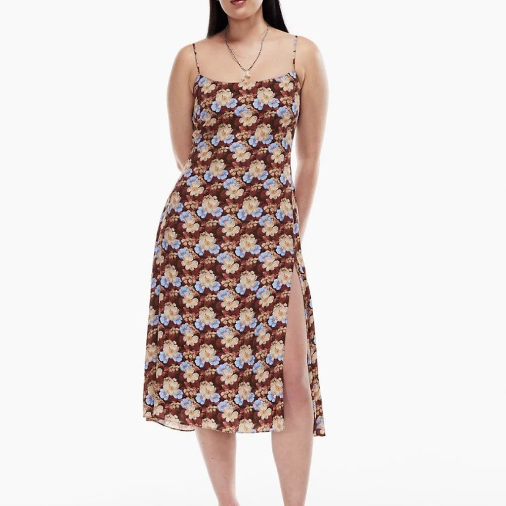 Midi Slip Affogato Dress by Wilfred / Aritzia, 16